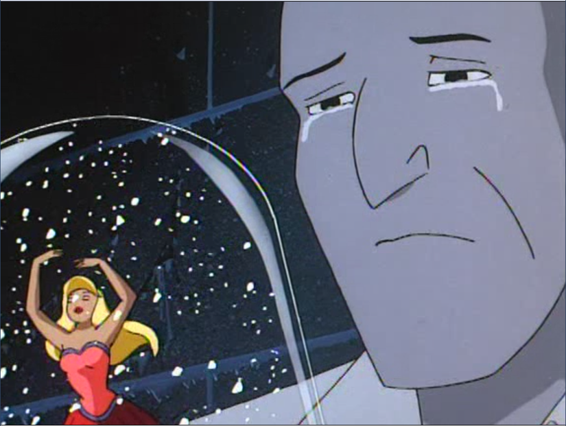 Mister Freeze is sad