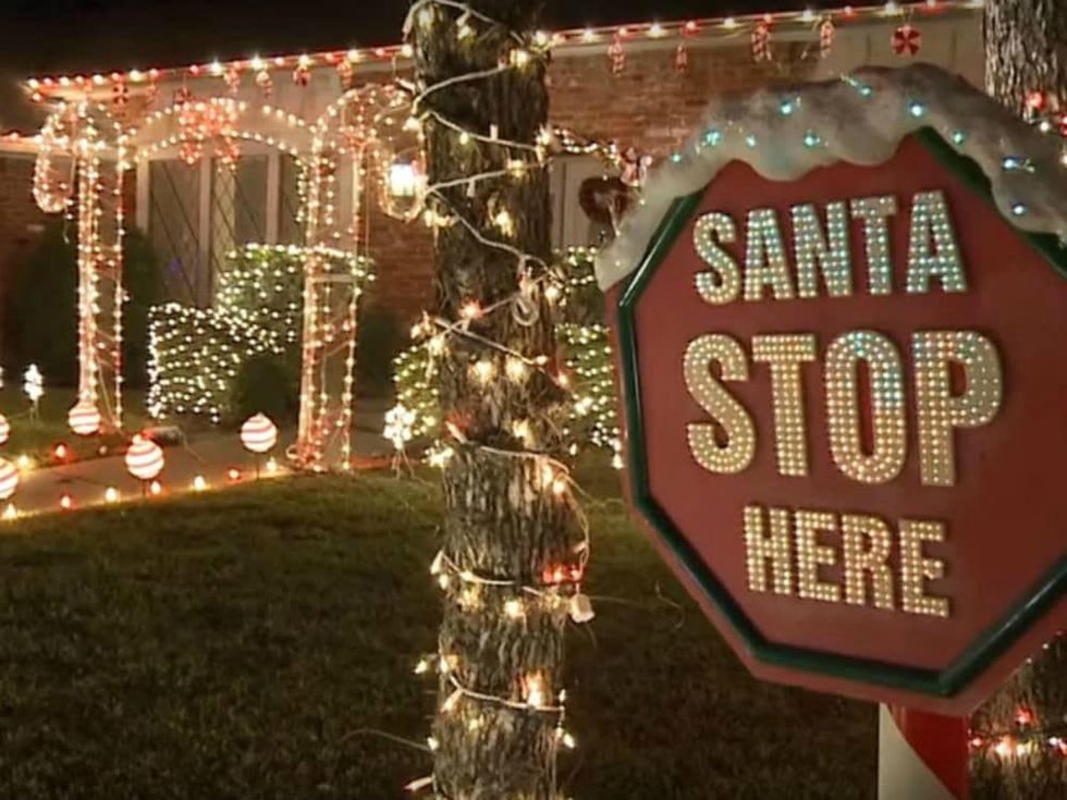 Holiday Christmas lights Arlington Interlochen