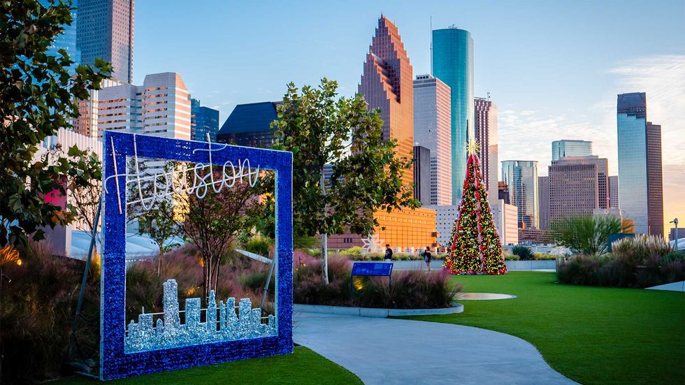 Houston First Winter Wonderlawn