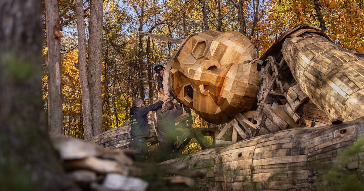 ‘Trail of a Thousand Trolls’ comes to west Charlotte with Big Pete wooden sculpture – WSOC TV