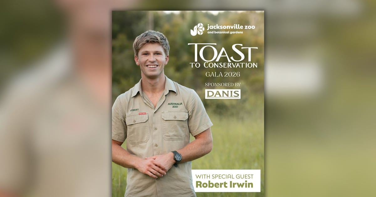Robert Irwin to headline Toast to Conservation event at Jacksonville Zoo – Action News Jax
