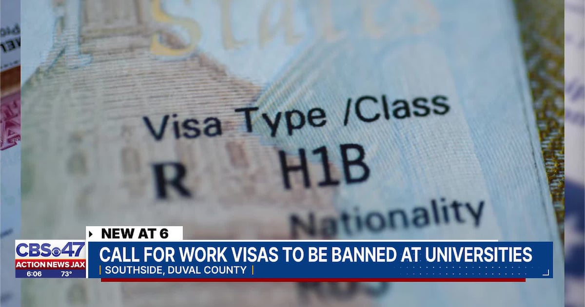 Florida Governor takes aim at colleges and universities’ use of H-1B workers – Action News Jax