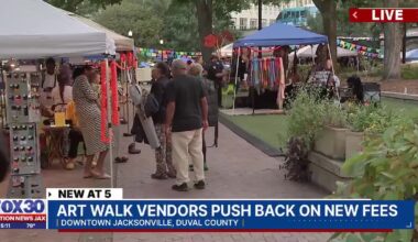 Vendors push back against new fees at Jacksonville’s First Wednesday Art Walk – Action News Jax
