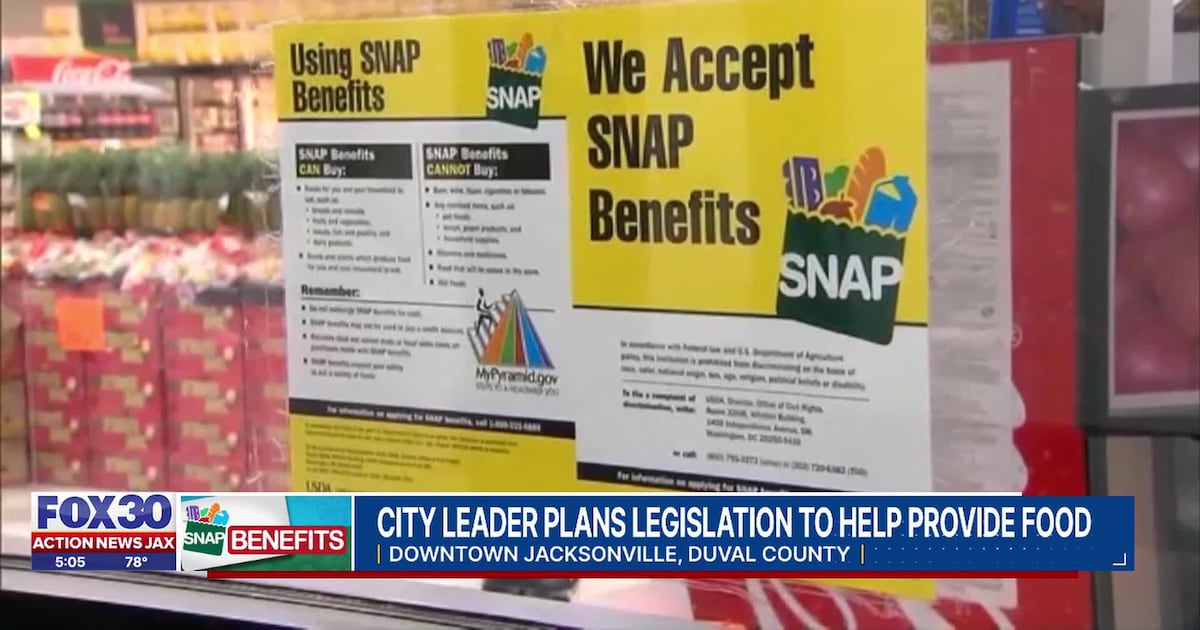 Jacksonville City Council Member is taking action to address delays in federal food assistance – Action News Jax