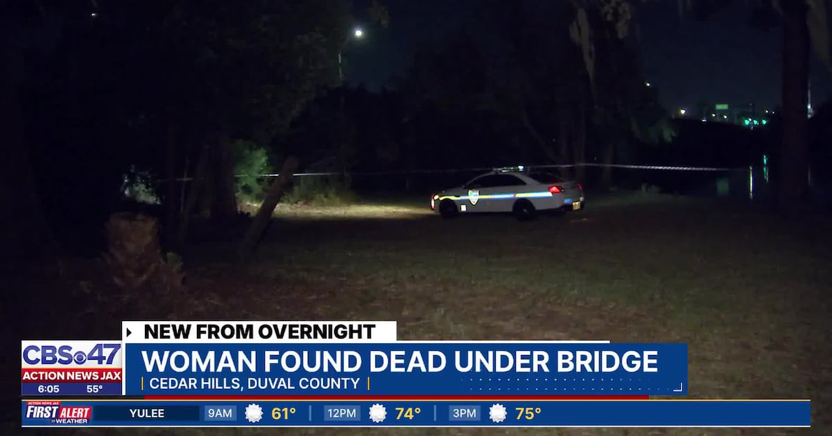 Woman’s body found under bridge on Jacksonville’s Westside – Action News Jax