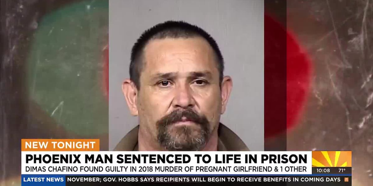 Phoenix man sentenced for murdering pregnant girlfriend, her roommate