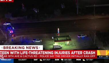 Hit-and-run DUI crash in Phoenix leaves boy with severe injuries