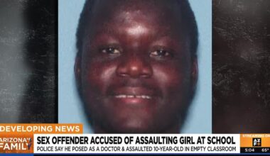 Sex offender accused of assaulting girl at Arizona elementary school