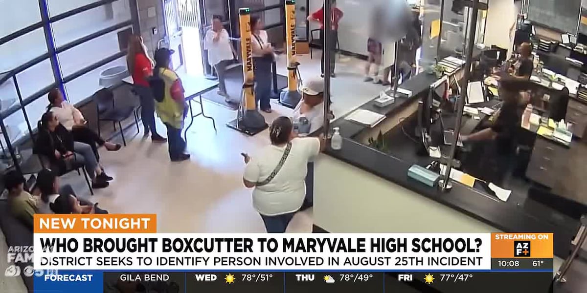 District apologizes, seeks answers on boxcutter mystery at Phoenix area high school
