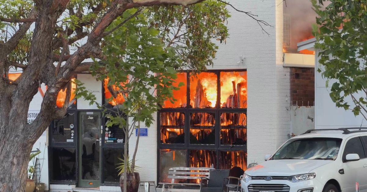 Crews battle Brookvale factory fire