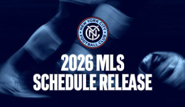 New York City FC Announce 2026 MLS Regular Season Schedule 