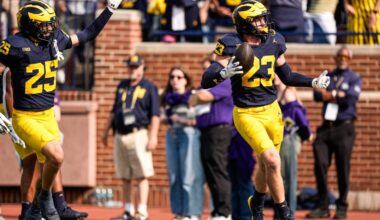 Injury status for Cole Sullivan, others for Michigan Football vs Purdue