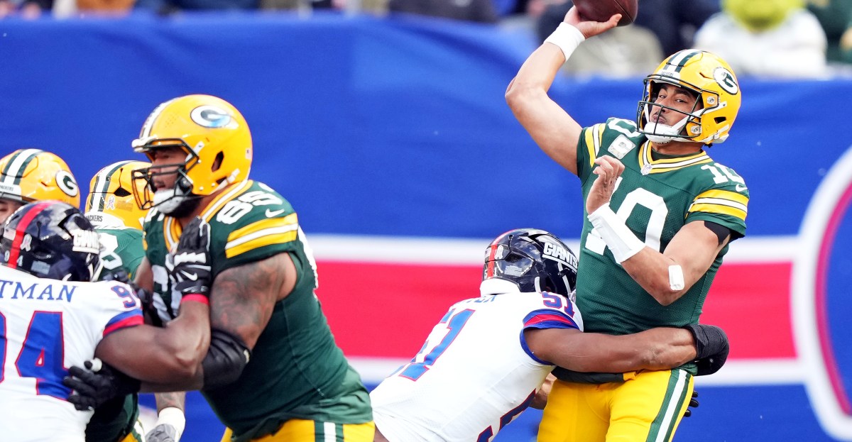 NY Giants’ Abdul Carter disciplined, benched for a series vs GB Packers