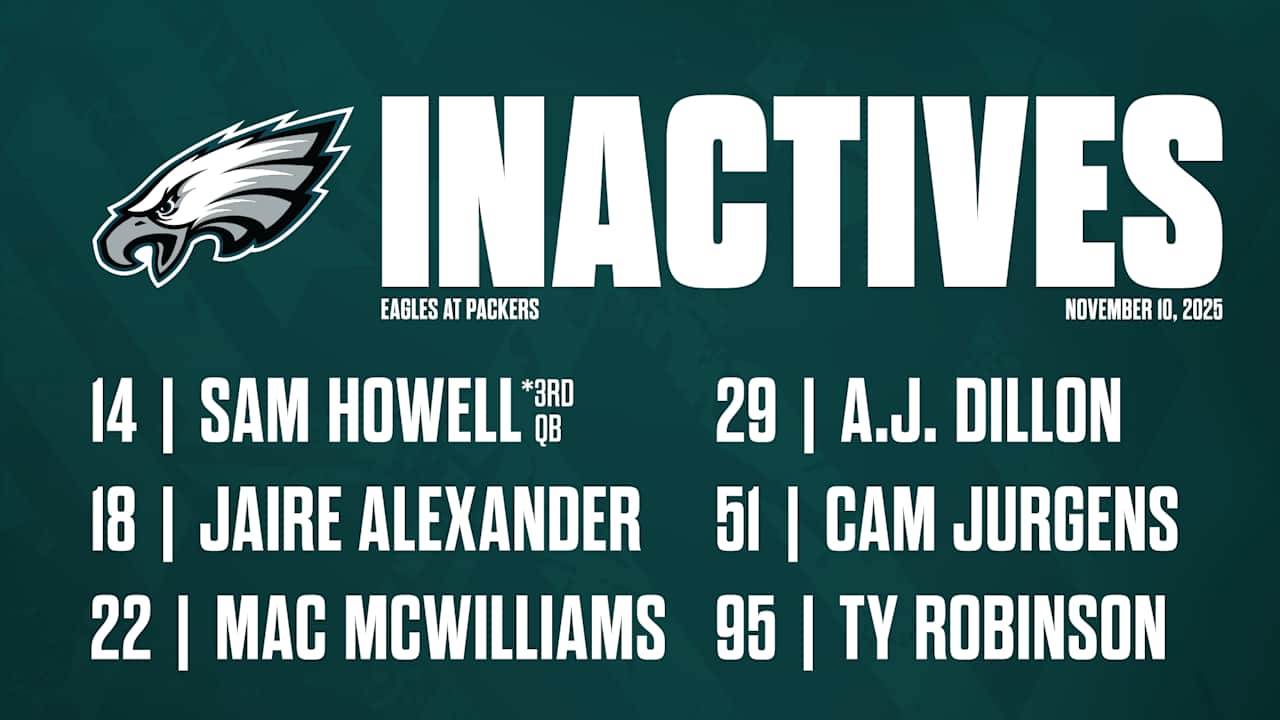 Jaelan Phillips is active, set to make his Eagles debut vs. Packers
