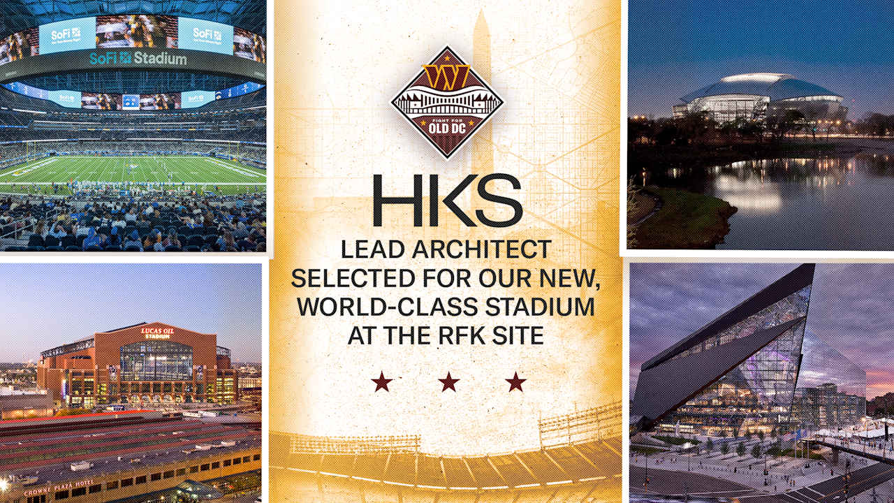 Washington Commanders Select HKS as Lead Architect for the Team’s New World-Class Stadium