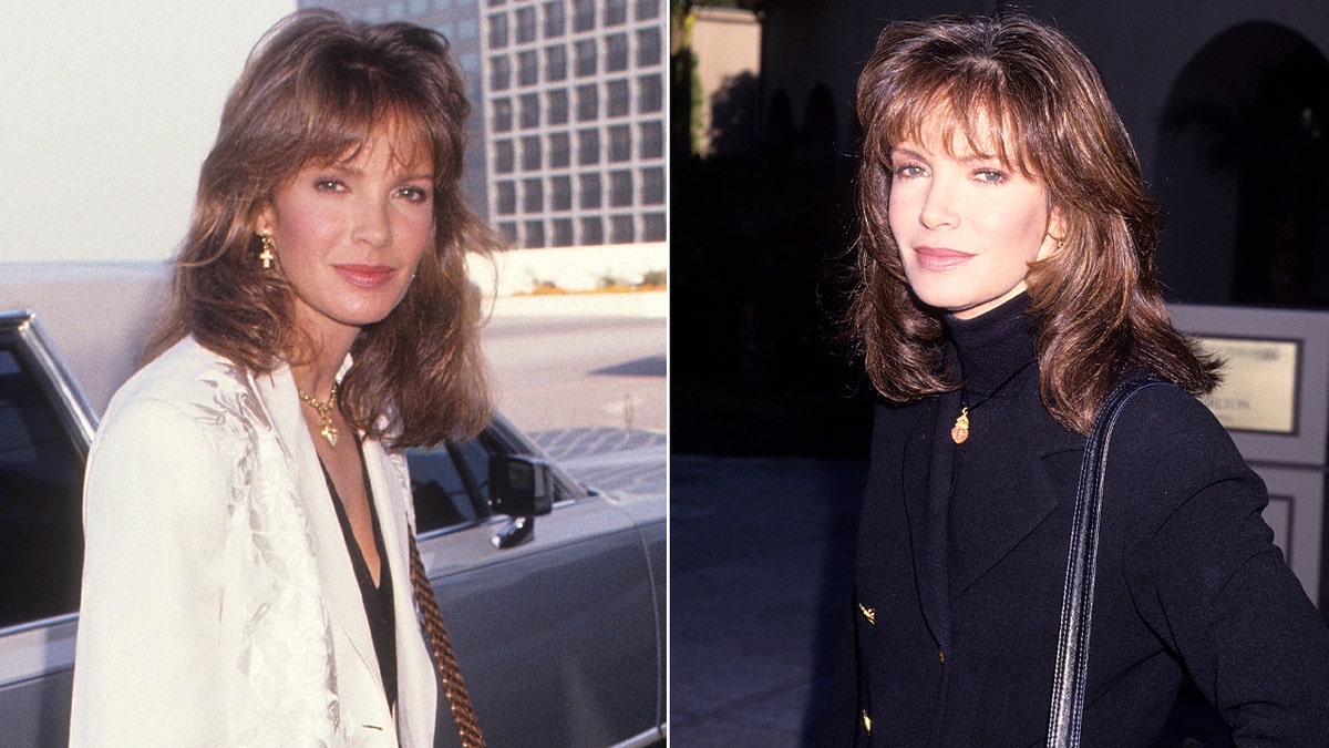 A split image of Jaclyn Smith in 1991 and 1994.