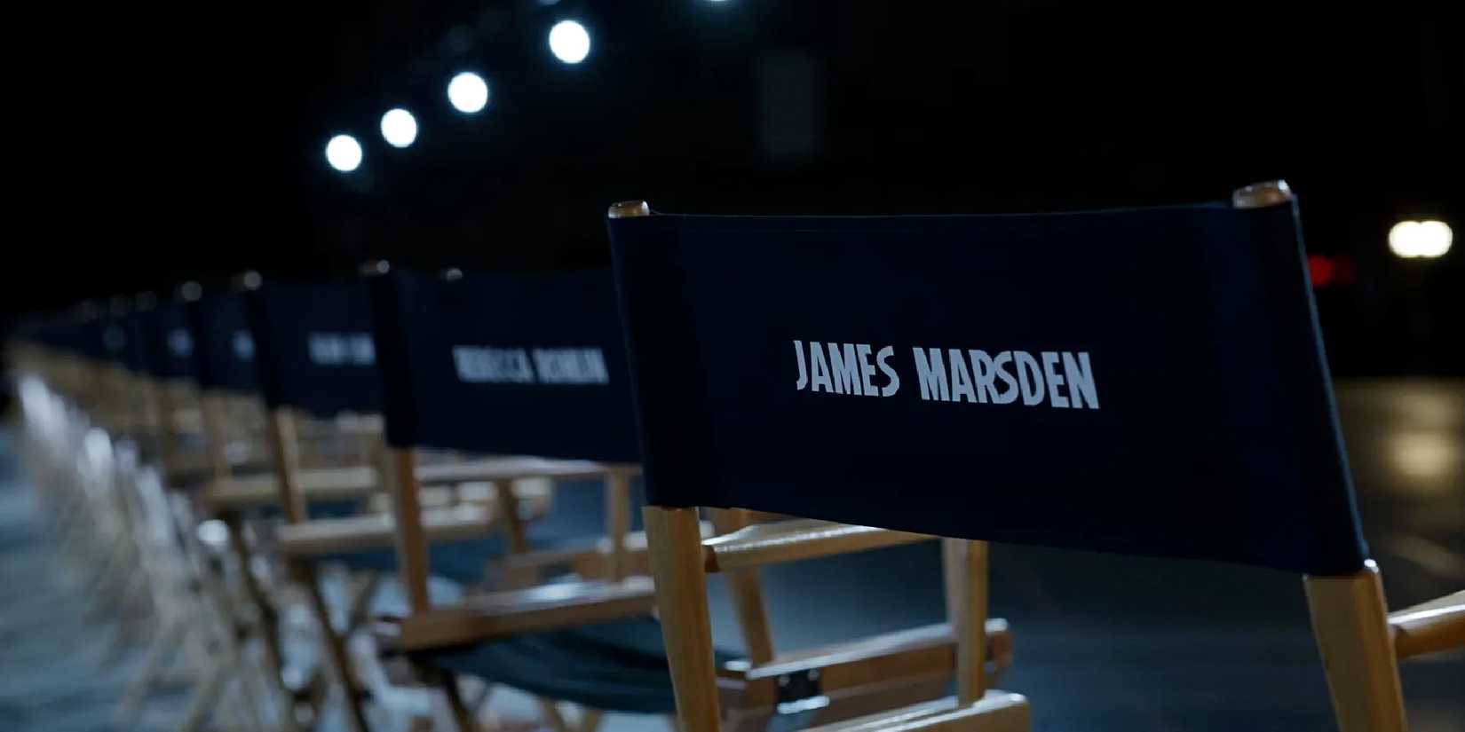 James Marsden aka Cyclops's chair in the Avengers Doomsday cast announcement