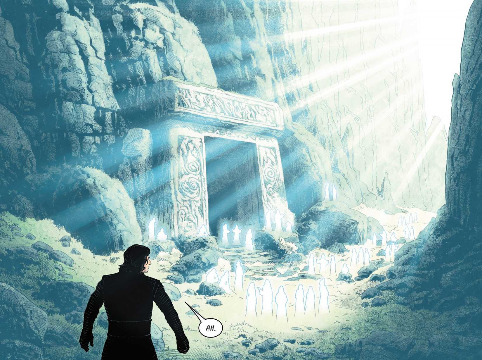 Jedi Afterlife Heaven in The Netherworld of The Force Comic Art