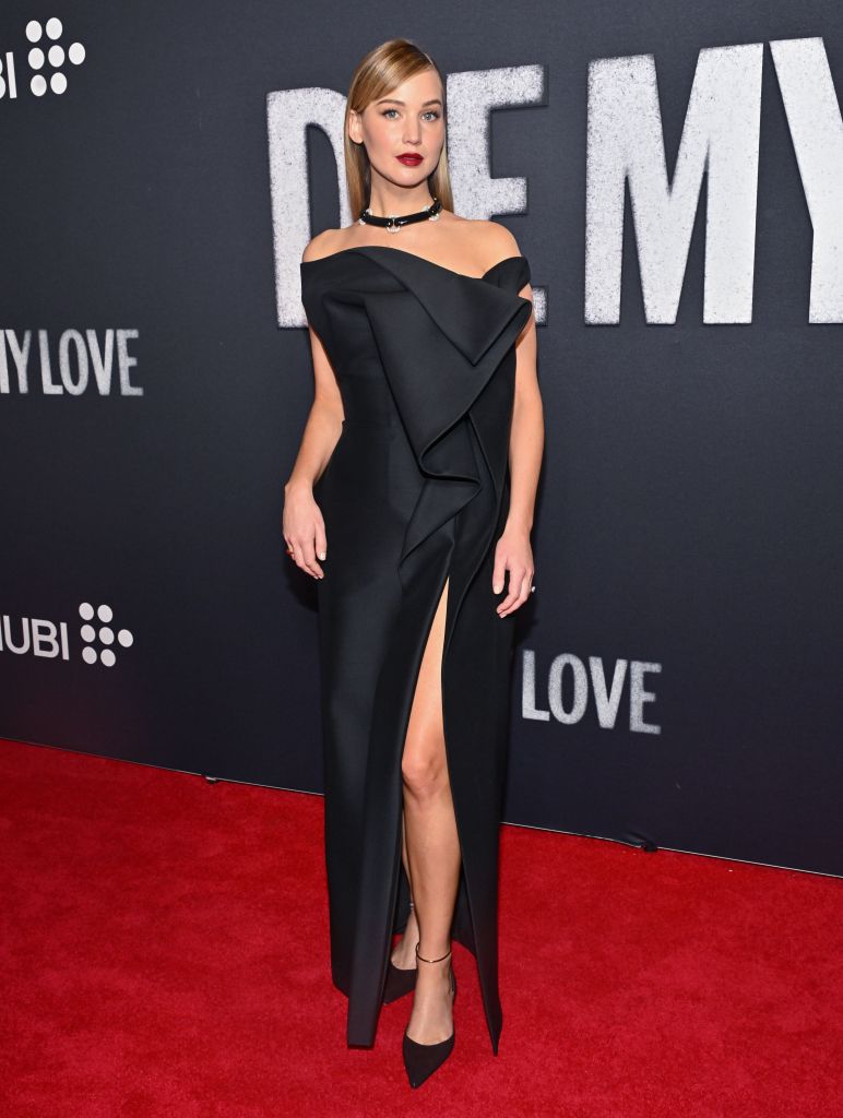 Jennifer Lawrence attends the "Die My Love" New York premiere