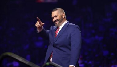 justin heap pointing and smiling