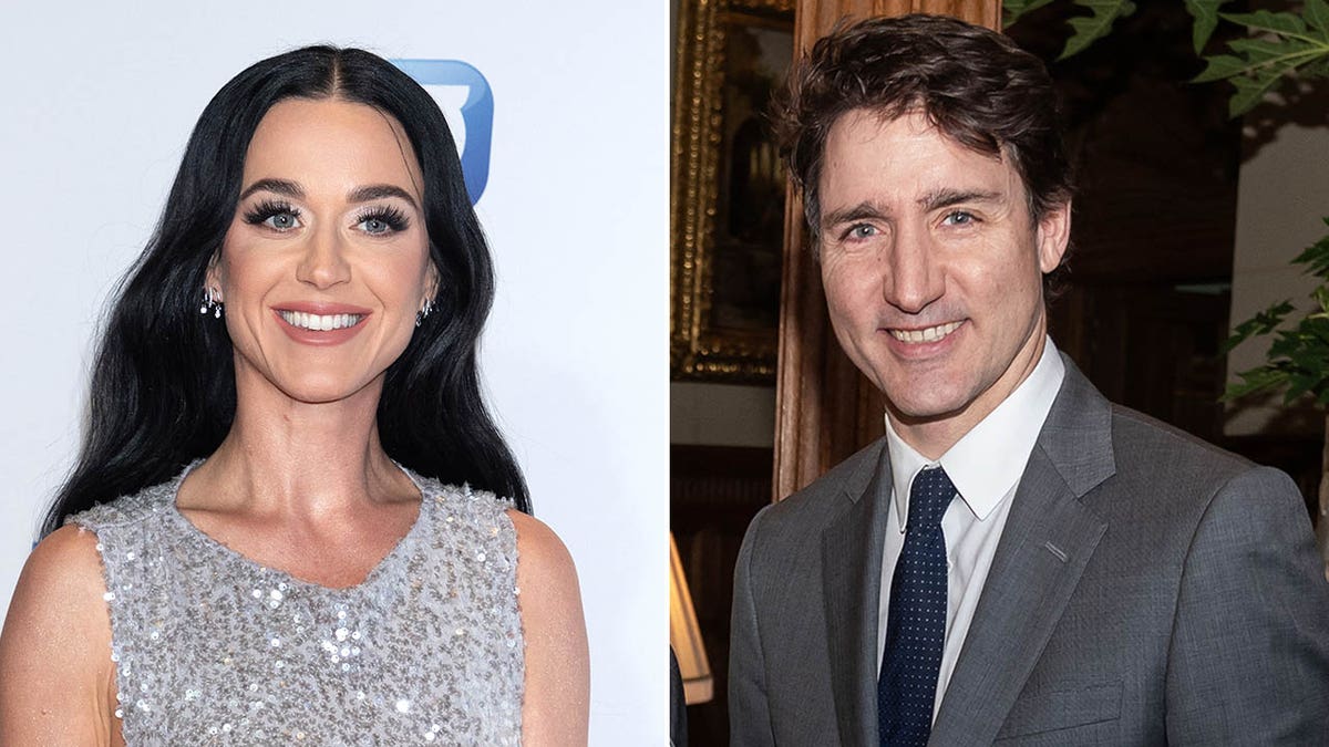 A split of Katy Perry and Justin Trudeau.