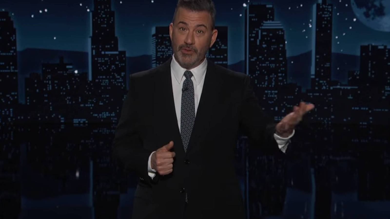 Kimmel Fires Back at Trump On-Air: 'Quiet Piggy'