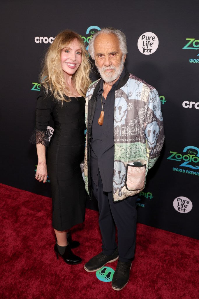 Shelby Chong and Tommy Chong attend the "Zootopia 2" premiere