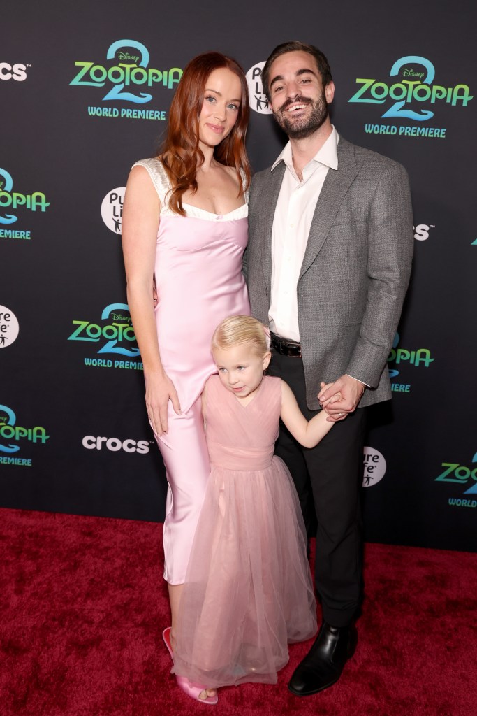 Whitney Leavitt and Conner Leavitt attend the "Zootopia 2" premiere