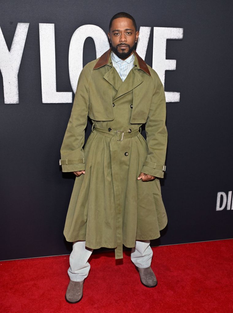 LaKeith Stanfield attends the "Die My Love" New York premiere