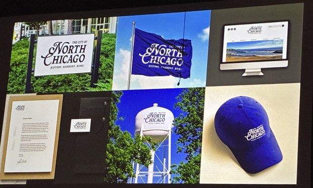 The city of North Chicago's new logo will appear in a variety of ways around the city after its launch on Tuesday. (Steve Sadin/For the Lake County News-Sun)