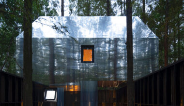 wiki world's treehouse cluster hides among forest in china