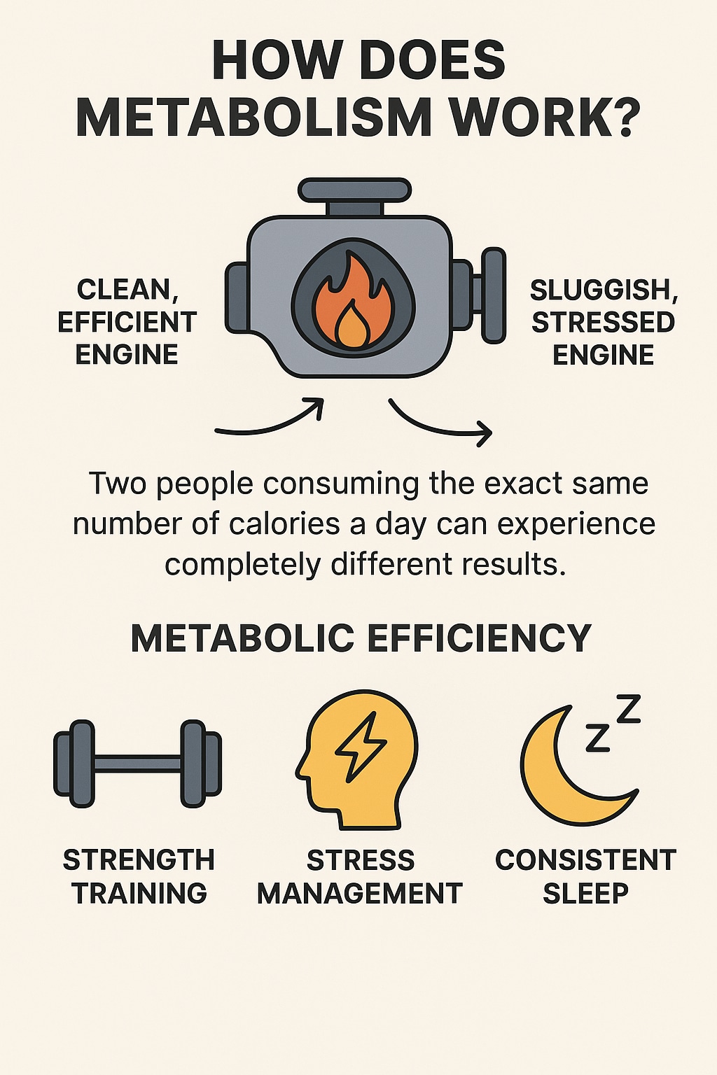 Metabolism works differently for different people.(Image generated via ChatGPT)