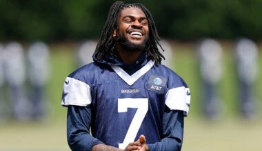 Trevon Diggs officially returns to practice ahead of Lions