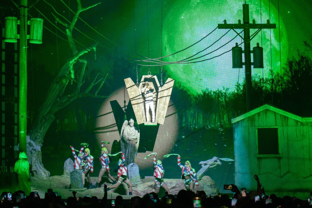 Man performing on stage