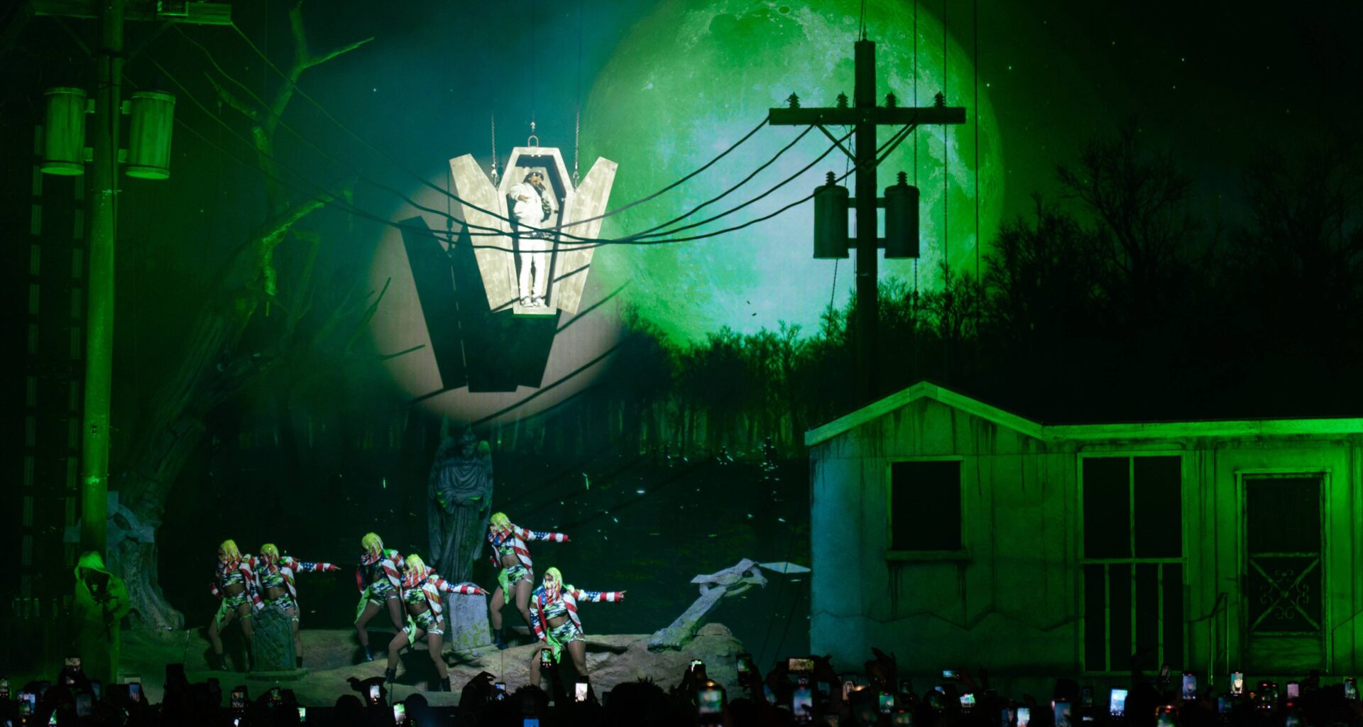 Man performing on stage