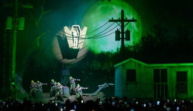 Man performing on stage