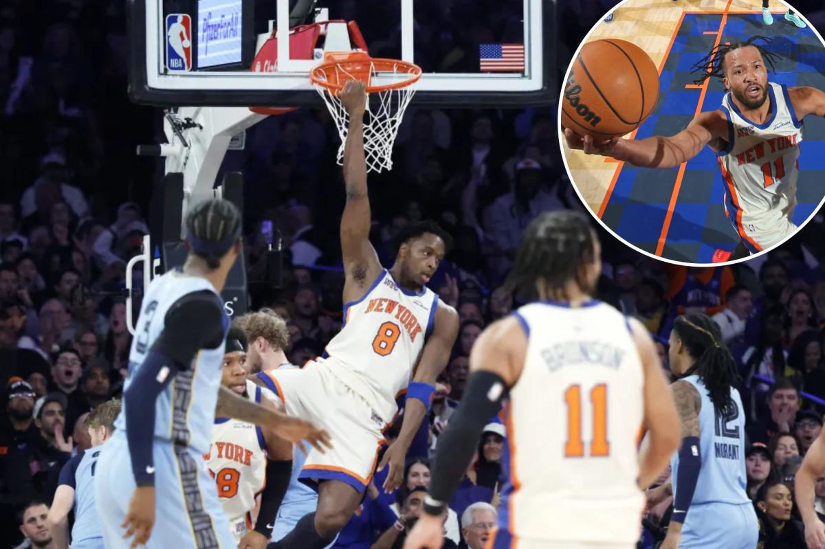 Surging Knicks dismantle Grizzlies to extend win streak to five games