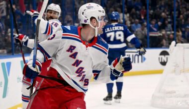 Rangers, Lightning combine for seven goals in eye-popping first period