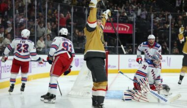 Rangers' offense sputters once again in road loss to Golden Knights