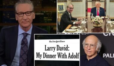 Bill Maher hits back at Larry David Trump spoof op-ed My Dinner with Adolf