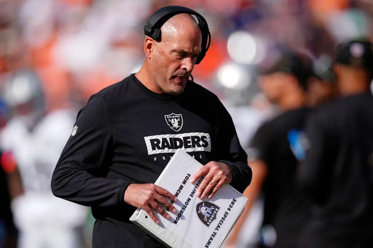 Raiders fire special teams coordinator Tom McMahon