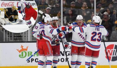 Rangers cruise past Bruins to complete strong two-game road sweep