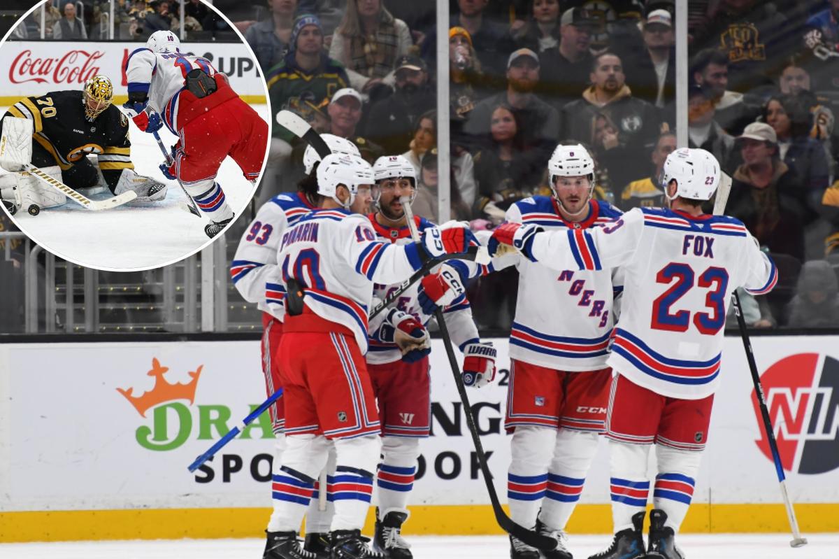 Rangers cruise past Bruins to complete strong two-game road sweep