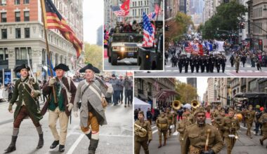 Thousands march in NYC’s 106th Veterans Day Parade, celebrating 250 years of US military service 