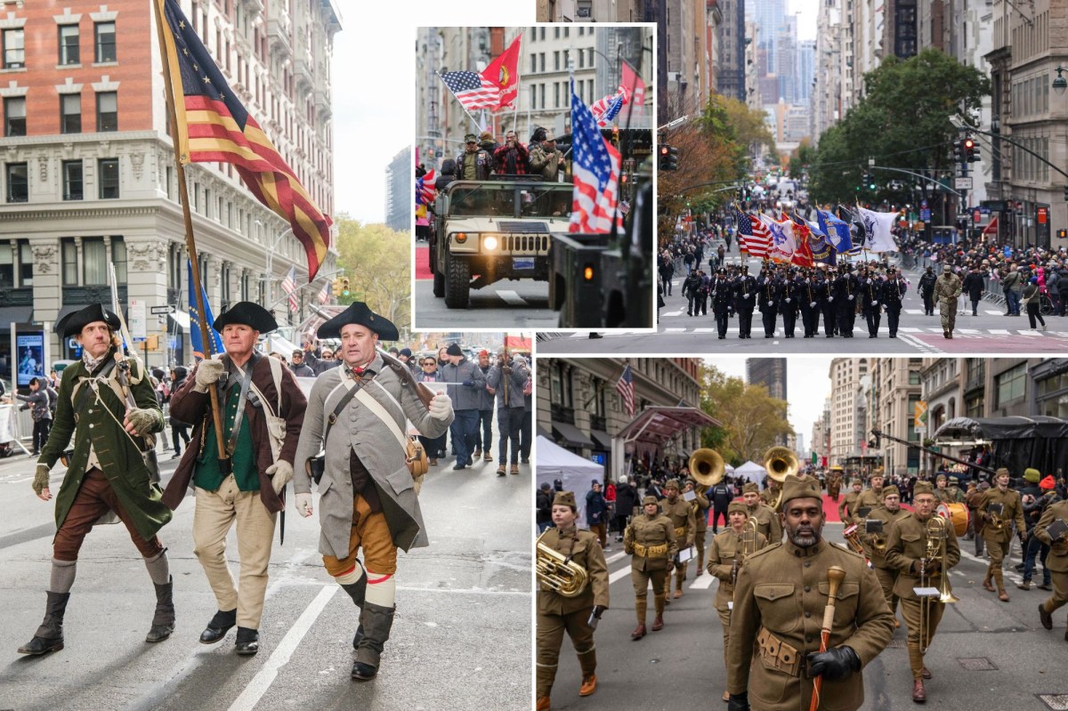 Thousands march in NYC’s 106th Veterans Day Parade, celebrating 250 years of US military service 