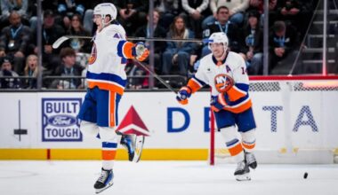 Matthew Schaefer scores OT winner as Islanders beat Mammoth