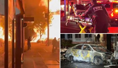 6 FDNY firefighters injured after jaw-dropping NYC car explosion blasts fireball into night sky