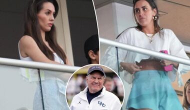 Bill Belichick's daughter-in-law gives Jordon Hudson frosty reception