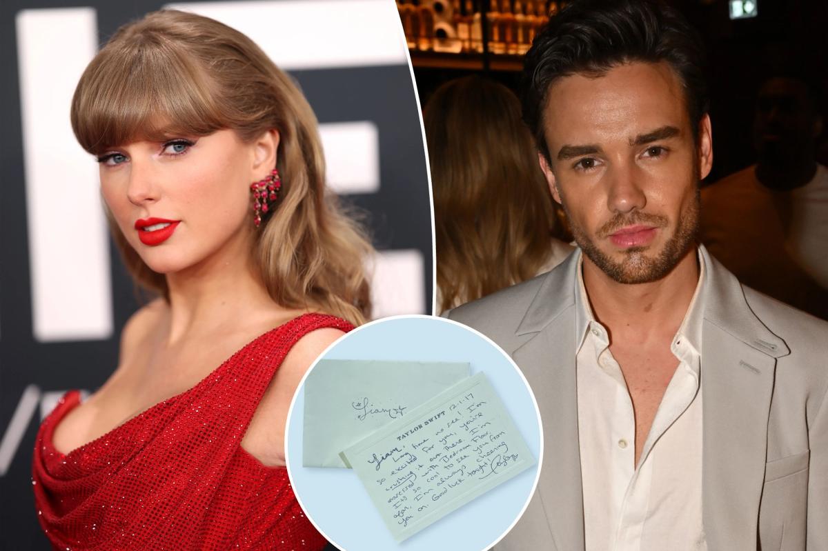 Taylor Swift live updates: Read her sweet, handwritten letter to Liam Payne before his death - Page Six