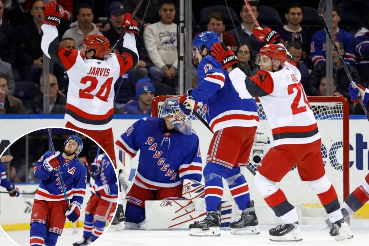 Rangers remain winless at Garden with loss to Hurricanes